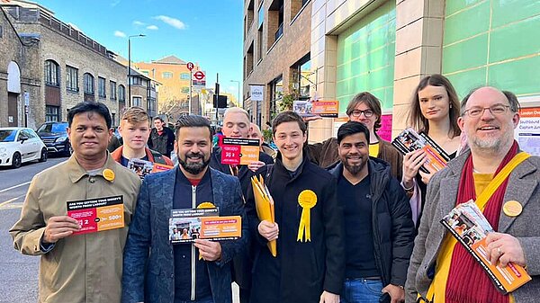 Tower Hamlets Lib Dem volunteers